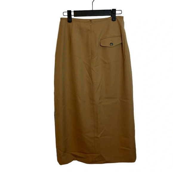 Liz Claiborne Vintage Tan Wool Skirt - Picture 2 of 4